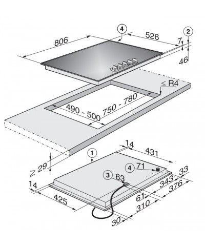 PIANO C. KM3034-1G (MIEL)
