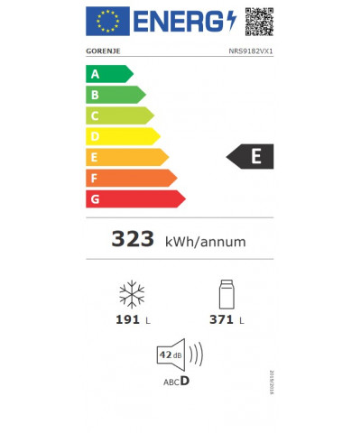 FRIGORIFERO NRS9182VX1 (GORE)