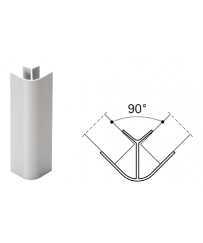 ANGOLO 90° ALLUMINIO (VOLP)