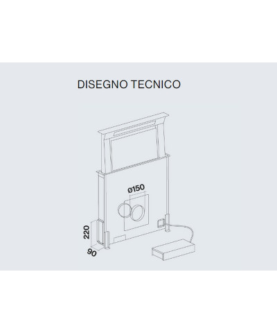 CAPPA DOWNDRAFT 120CM (FALM)