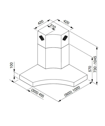 CAPPA ZEUS ANG. 100CM (AIRO)