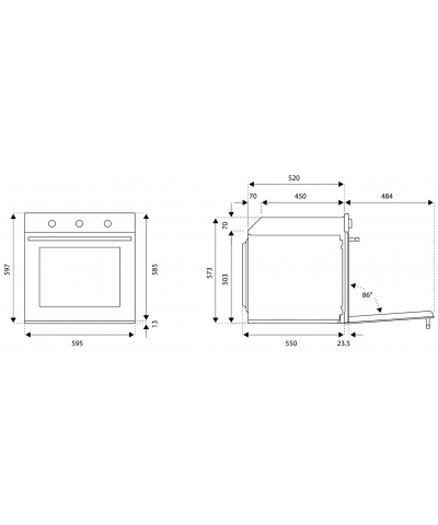 FORNO F605PROEKX (BERT)