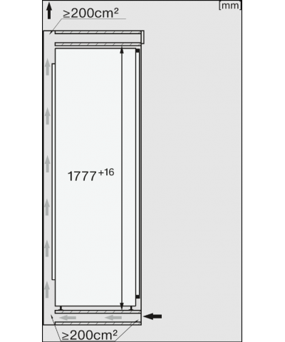 CONGELATORE FNS7794DL (MIEL)