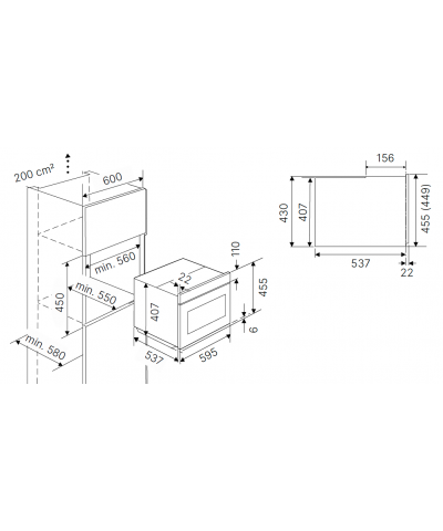 MICROONDE CBM6550.0 W (KUPP)
