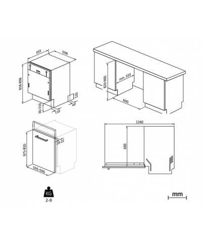 LAVASTOVIGLIE L6NP83C-SH (DĒLO)
