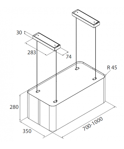 CAPPA F181 XXL 70CM (AIRF)