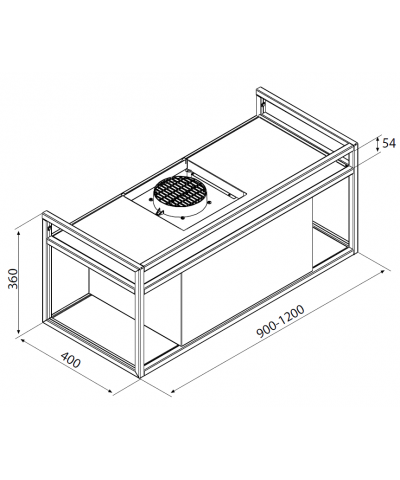 CAPPA Q-BIC 120CM (AIRF)