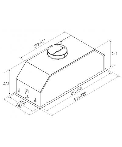 CAPPA MODULO POP 72CM (AIRF)