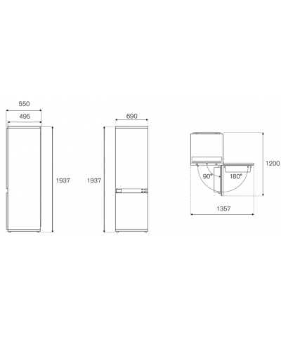 FRIGORIFERO REF704BBNPTC-S (BERT)