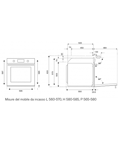 FORNO F6011PROVTX (BERT)