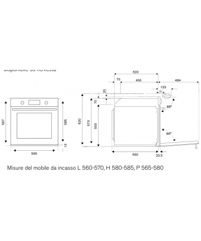 FORNO F6011HERVPTNE/23 (BERT)