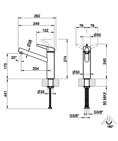 MISCELATORE 60632 ACCIAIO (GESS)