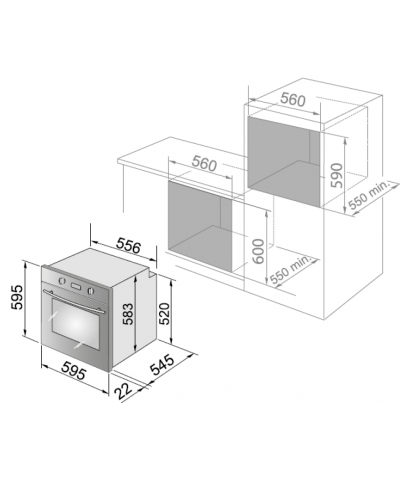 FORNO FLM6LXDG (DĒLO)