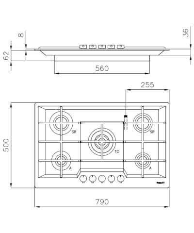 PIANO C. 7602032 KE (FOST)