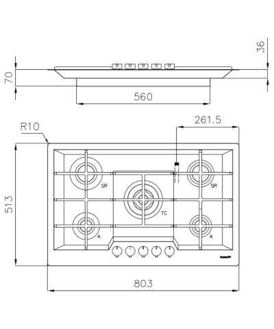 PIANO C. 7601032 KE (FOST)