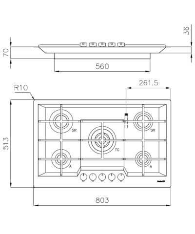 PIANO C. 7601632 KE (FOST)