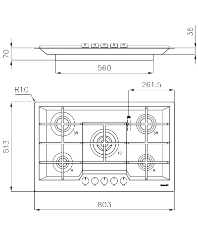 PIANO C. 7601866 KE (FOST)