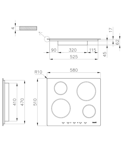 PIANO IND. 7370300 S1000 (FOST)