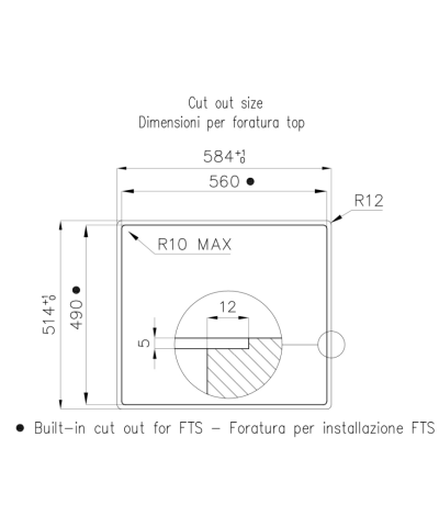 PIANO IND. 7370300 S1000 (FOST)