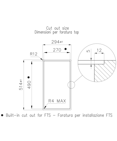 PIANO IND. 7322300 S1000 (FOST)