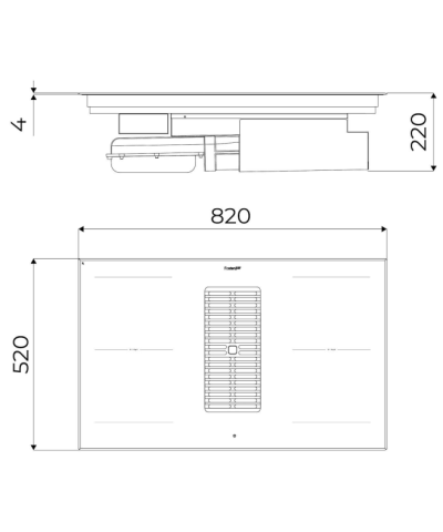 PIANO 7392246 KE ARYA BLACK (FOST)