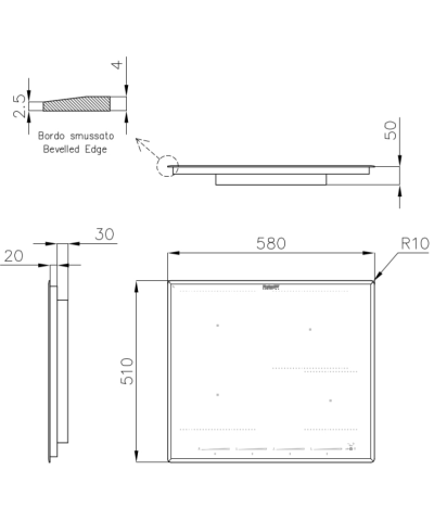 PIANO IND. 7381646 KE INDUCTION (FOST)