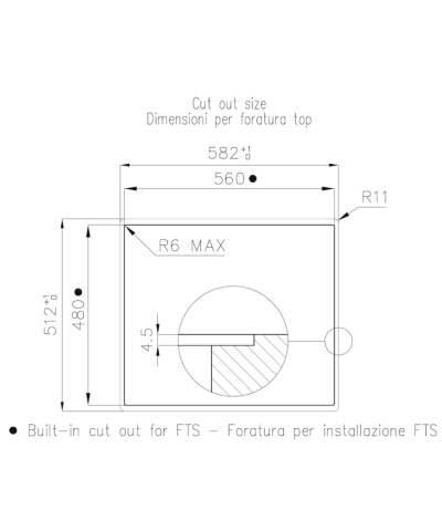 PIANO IND. 7381646 KE INDUCTION (FOST)