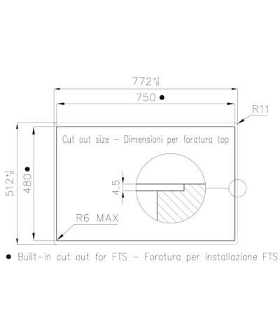 PIANO IND. 7382646 KE INDUCTION (FOST)