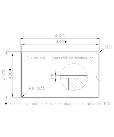 PIANO IND. 7384646 KE INDUCTION (FOST)