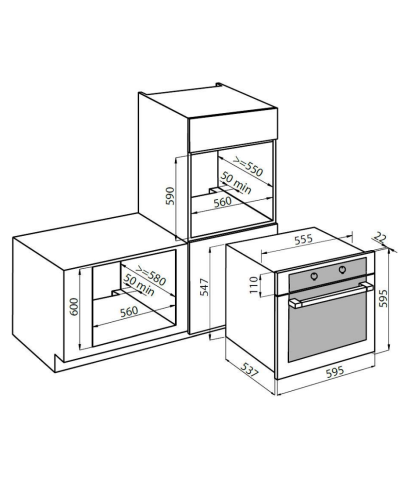 FORNO 7141044 KE (FOST)
