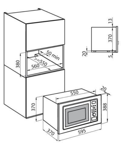 MICROONDE 7151010 KS (FOST)