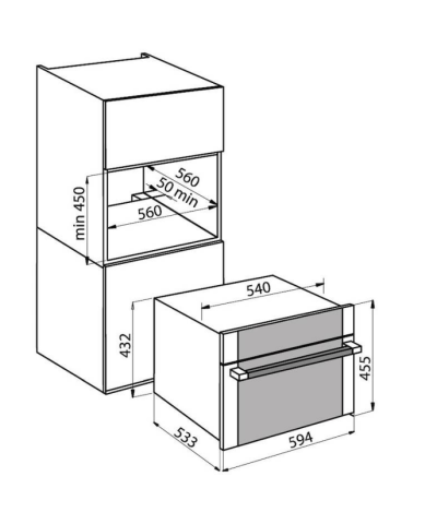 MICROONDE 7136027 S4001 (FOST)