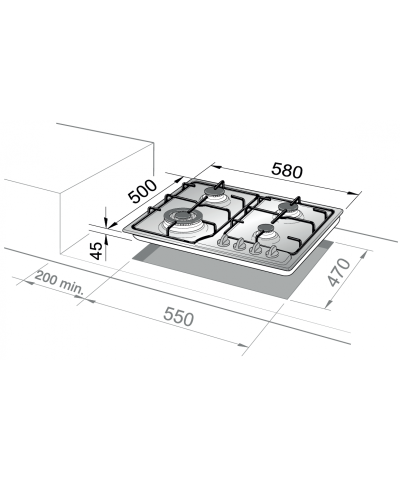 PIANO C. FRO46ASV (DĒLO)