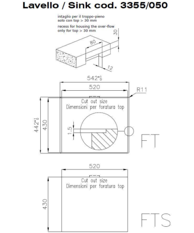 LAVELLO 3355050 S4001 R12 (FOST)