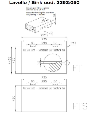 LAVELLO 3352050 S4001 R12 (FOST)