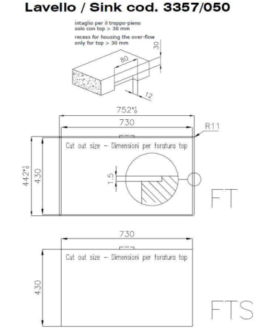 LAVELLO 3357050 S4001 R12 (FOST)