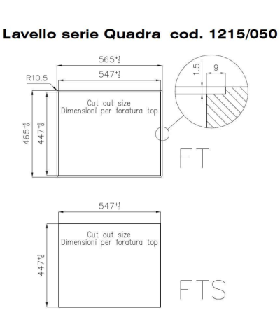 LAVELLO 1215050 QUADRA (FOST)