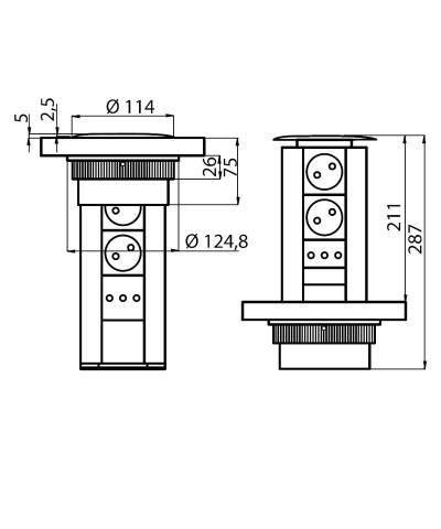 PORTAPRESE TOTEM3 8000012 (FOST)