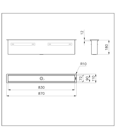 CANALE ATTREZ. SLIM 3025801 (FOST)