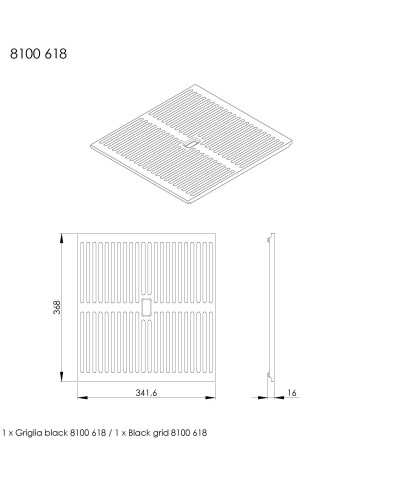 GRIGLIA 8100618 (FOST)