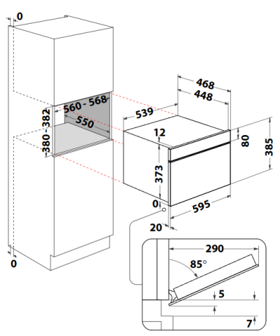 MICROONDE WMD54MX (WHIR)