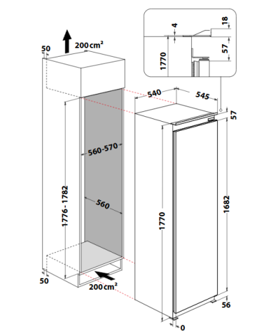CONGELATORE WHSD18F073C1 (WHSU)