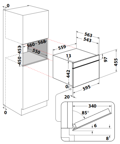 FORNO WCT11A9FHTSSMA (WHIR)