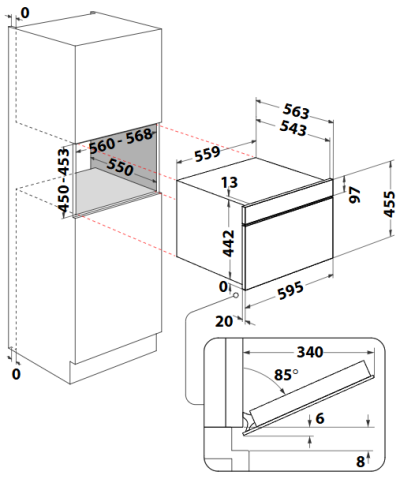 FORNO WCT7A9PHTSB (WHIR)