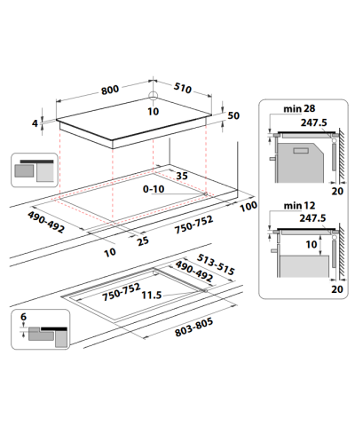 PIANO IND. WTX8015DCF (WHSU)