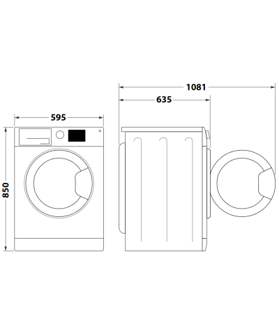 LAVATRICE FFB1048BSVIT (WHFR)
