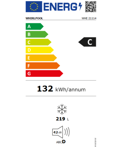 CONGELATORE WHE21114 (WHFR)