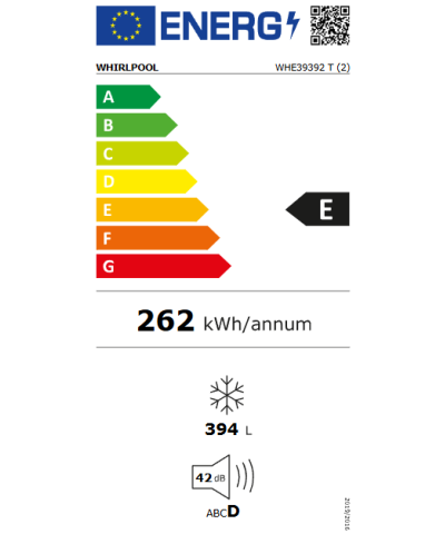 CONGELATORE WHE39392T (WHFR)