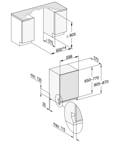 LAVASTOVIGLIE G5851SCVI (MIEL)