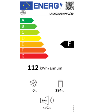 FRIGORIFERO LRD603UBNPVC/20 (BERT)